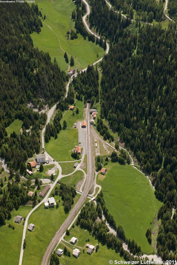 Albula-Tunnel-Portal der RhB Preda